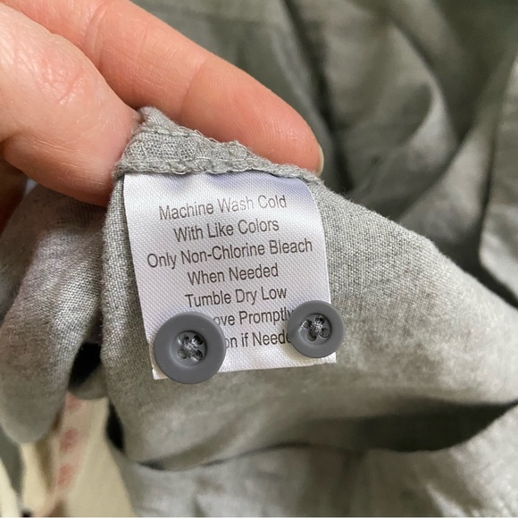 Joseph Abboud Mixed Fabric L Slim Fit Shirt grey button down - Picture 4 of 6